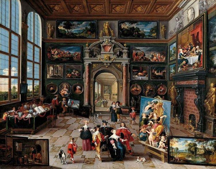 Frans Francken II Galerie eines Sammlers oil painting picture
